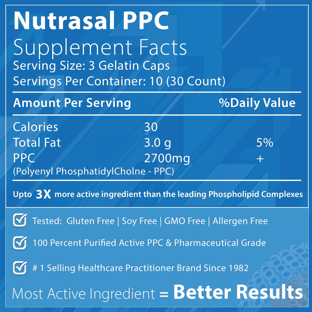 Nutrasal PhosChol 900mg Phosphatidylcholine - 30 Capsules - image 2