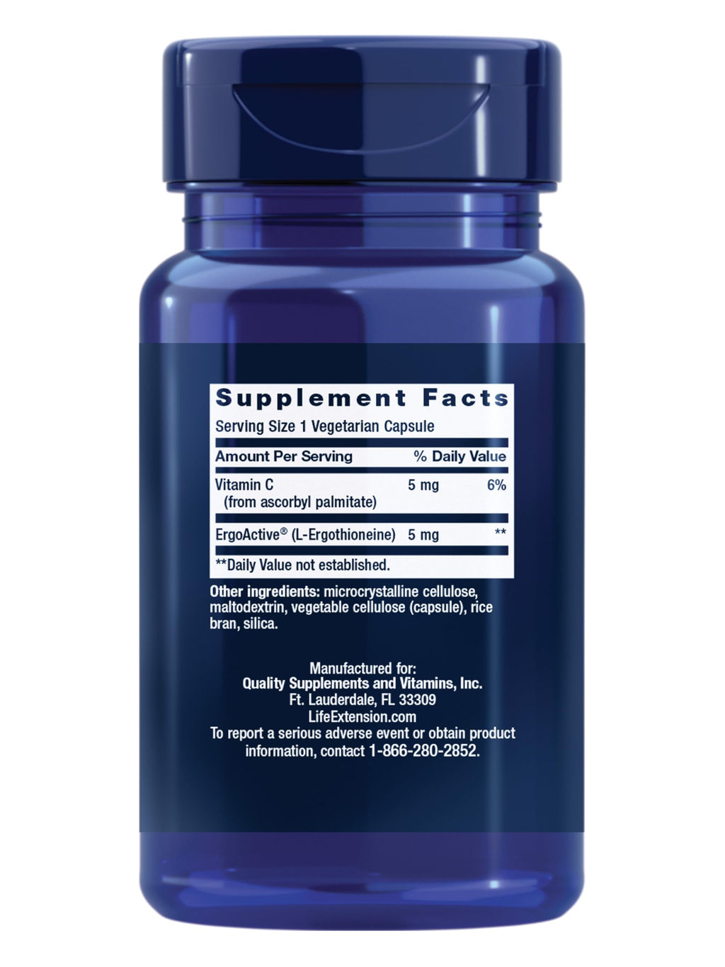 Life Extension Essential Youth L-Ergothioneine - 30 Capsules - image 2