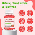 Vazatisi Calcium Magnesium Zinc Gummies with Vitamin D3 & K2 - 120 Gummies - image 8