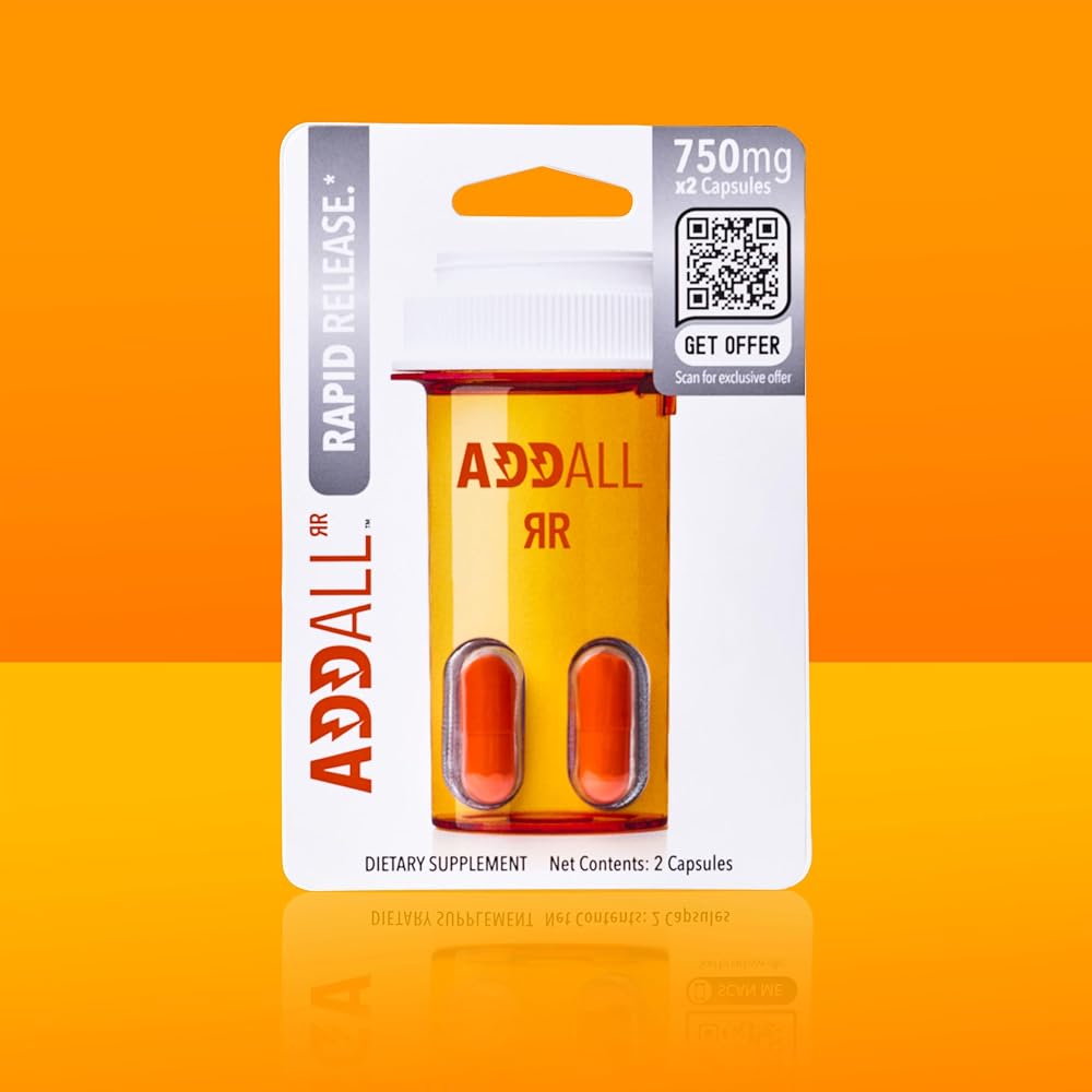 Addall Rapid Release Supplement Brain Support - 5 Pack - image 3