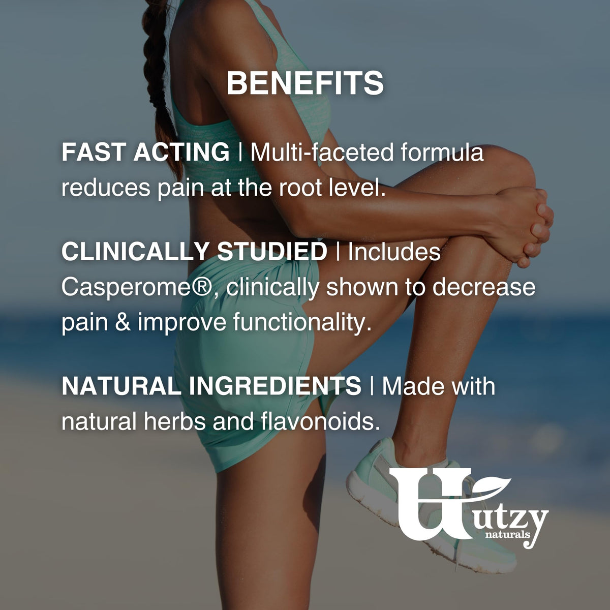 Utzy Naturals Boswellia Phytosome Inflavinol 250 mg - 60 Capsules - image 5