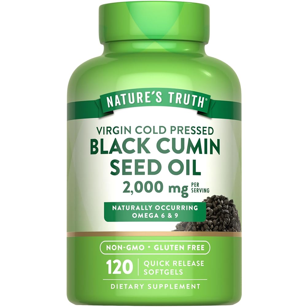 Nature's Truth Black Seed Oil 2000mg - 120 Softgels