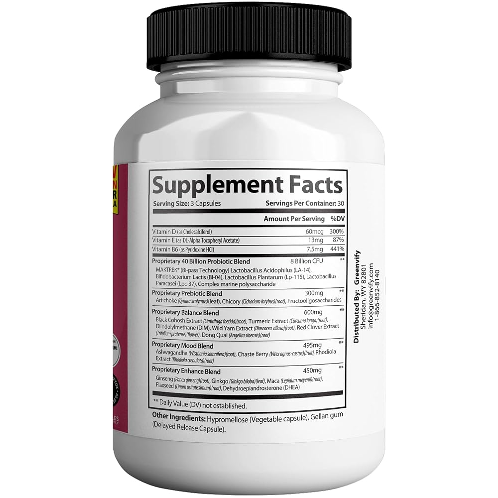 GREENVIFY MenoPhix Max Premium Menopause Support Supplement
