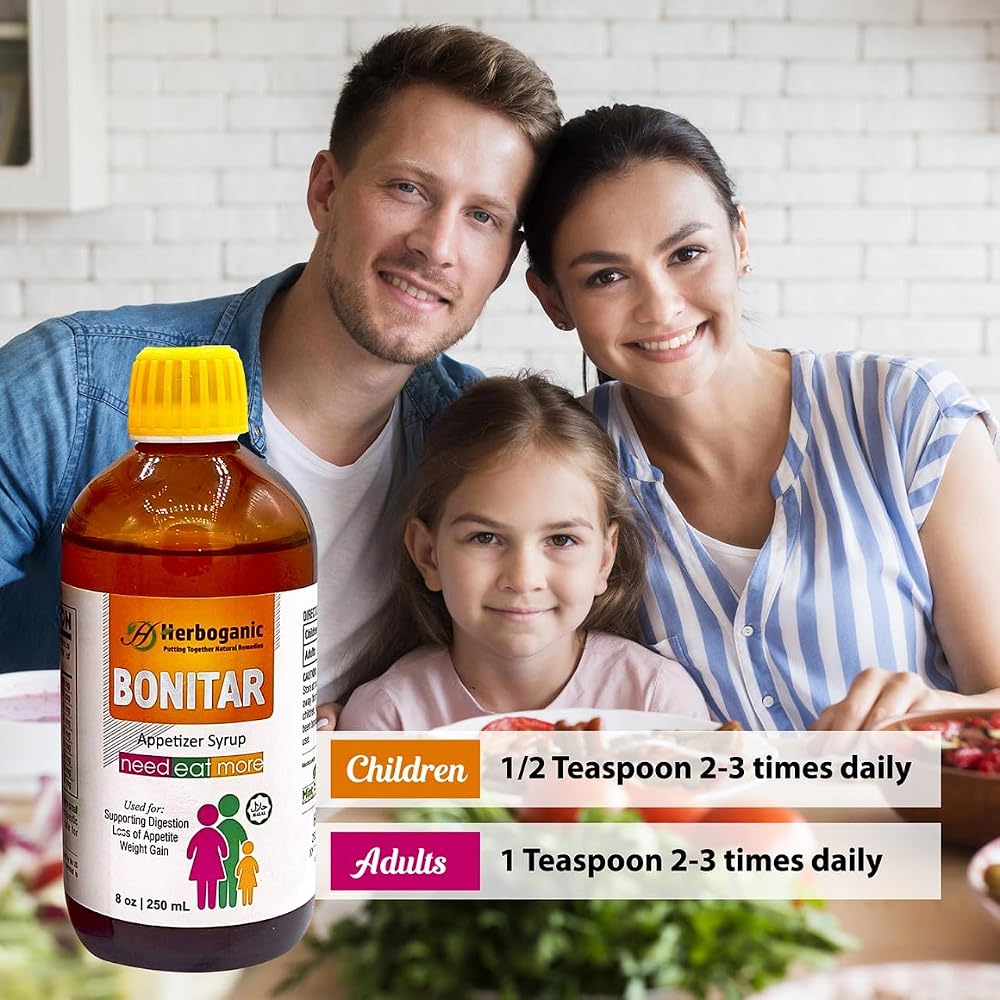HERBOGANIC Bonitar Appetite Booster Syrup - 8 Fl Oz - image 5