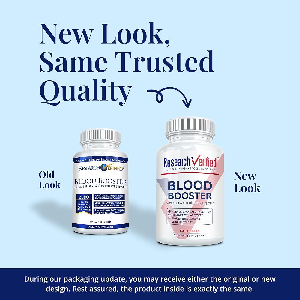 Research Verified Blood Booster Supplement - 360 Capsules - image 2