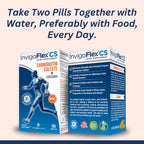 INVIGOFLEX Chondroitin Sulfate with Turmeric Curcumin Non GMO for Knee