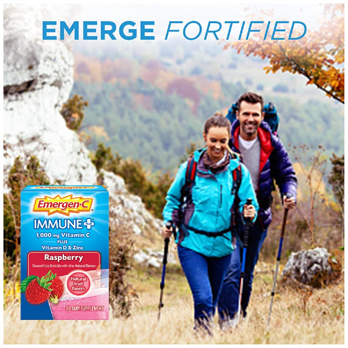 Emergen-C Immune+ 1000mg Vitamin C Powder Immune Support - 30 Packets - image 2