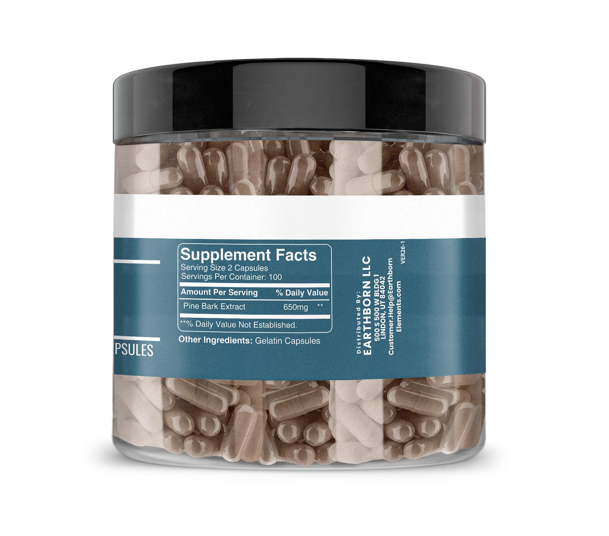 Earthborn Elements Pine Bark Extract - 200 Capsules - image 2