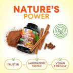 Nature's Nutrition Organic Ceylon Cinnamon Capsules 1800mg - Extra