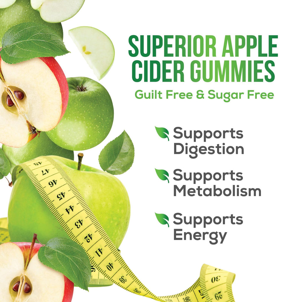 Health Nutrition Naturals Apple Cider Vinegar Gummies Zero Sugar