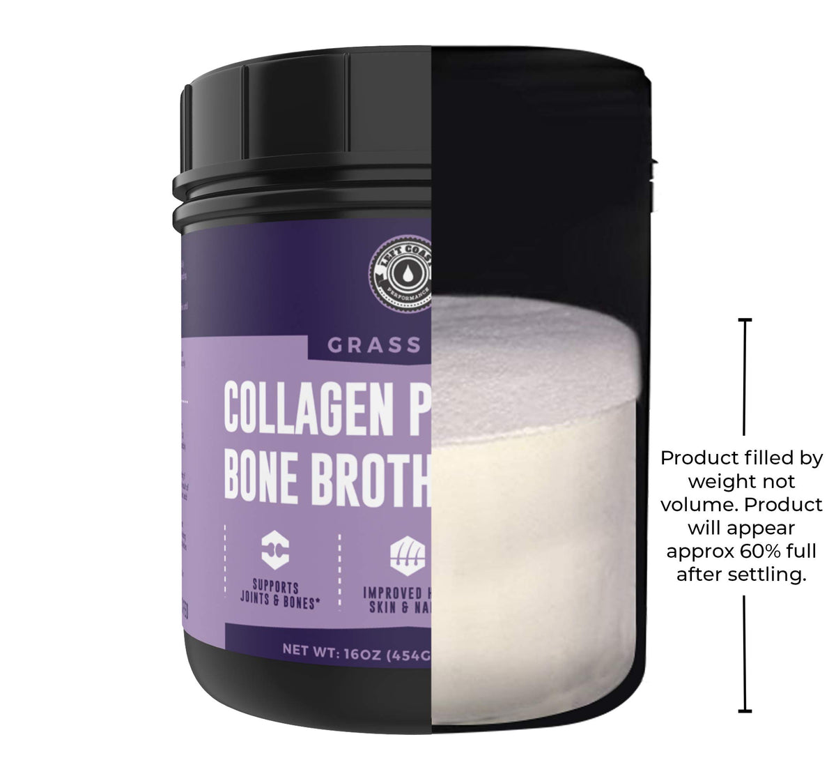 Left Coast Performance Collagen Bone Broth Powder - Grass Fed