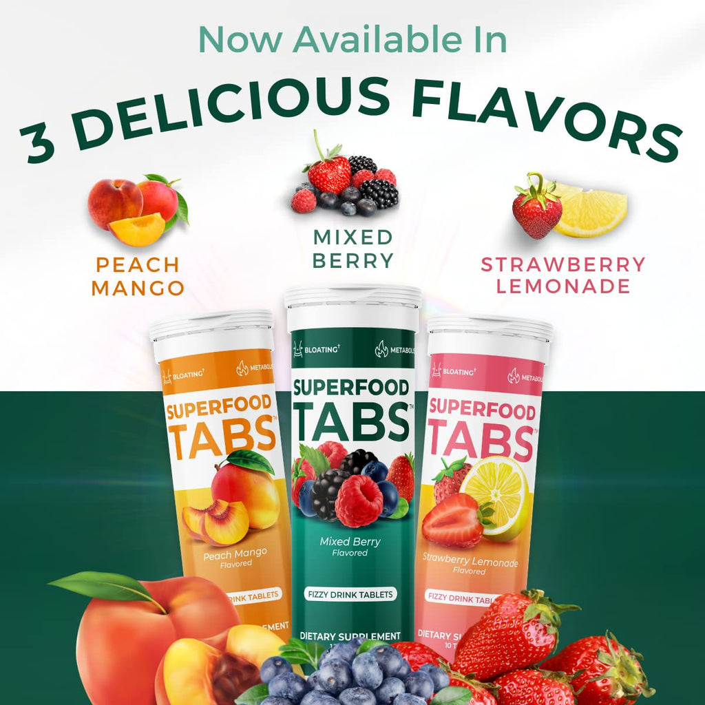 Superfood Tabs Effervescent Drink Tablets Mixed Berry - 30 Count - image 5