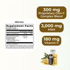 Youngevity MSM Ultra 3000 mg with Vitamin C - 180 Capsules - image 3