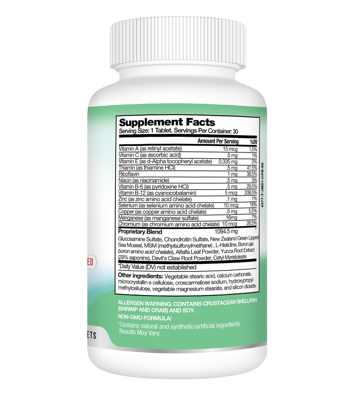 Best Earth Naturals Yoga Vitamins Joint Support - 30 Tablets - image 5