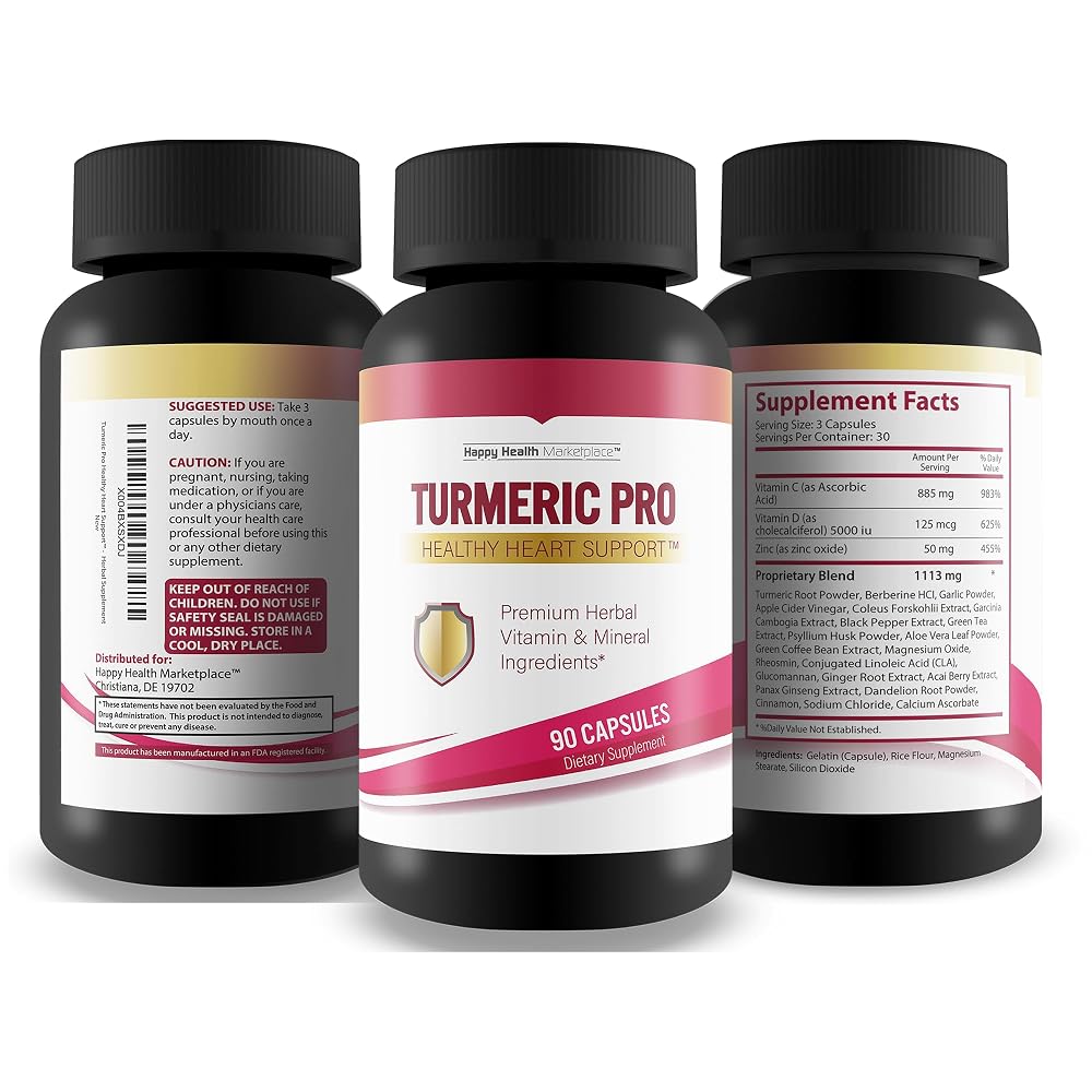 Happy Health Marketplace Gold Turmeric Pro - 90 Capsules - image 4