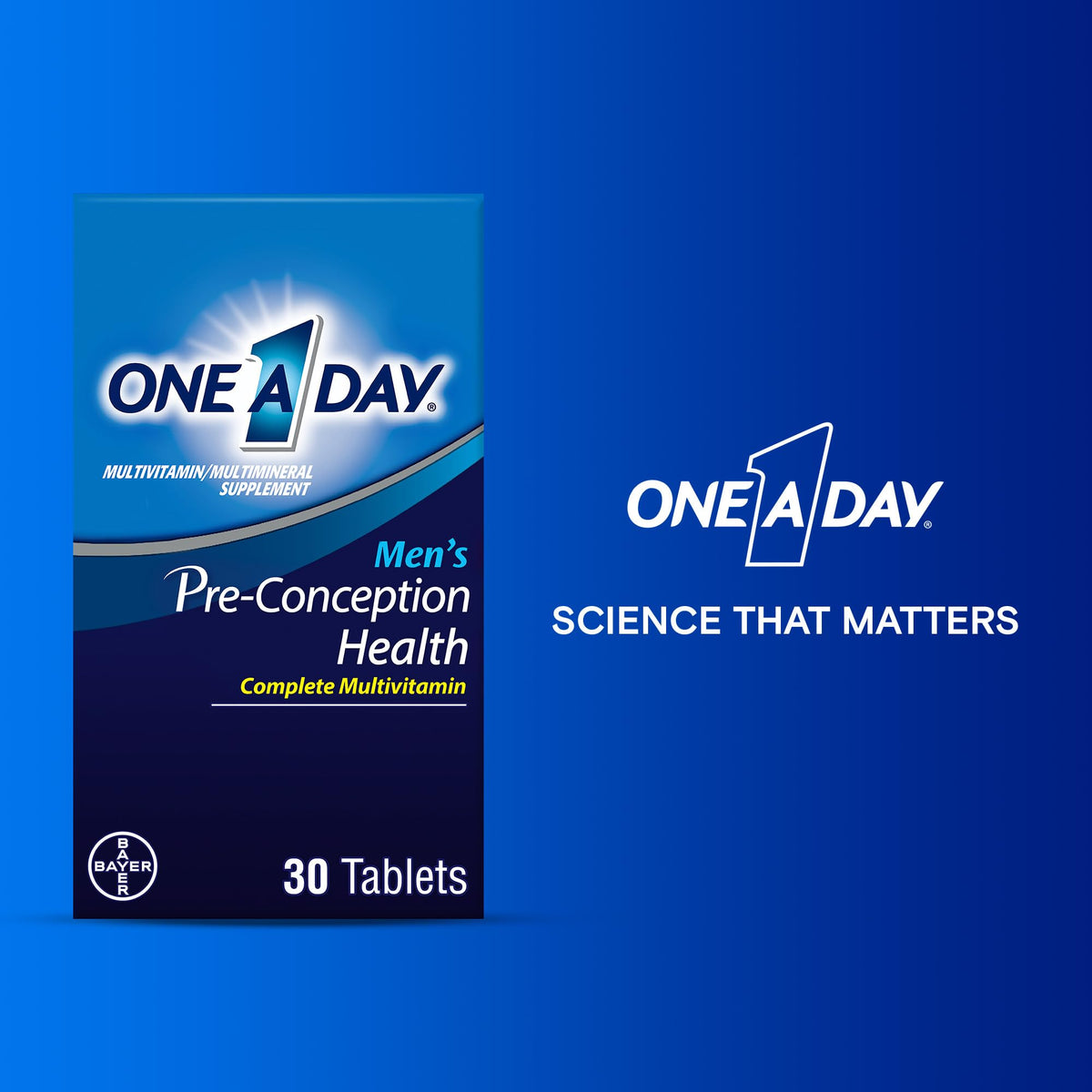 ONE A DAY Men's Pre-Conception Health Multivitamin - 30 Tablets - image 7
