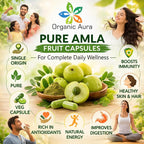 Organic Aura International Amla Capsules 1000mg - 120 Vegetarian Capsules - image 6