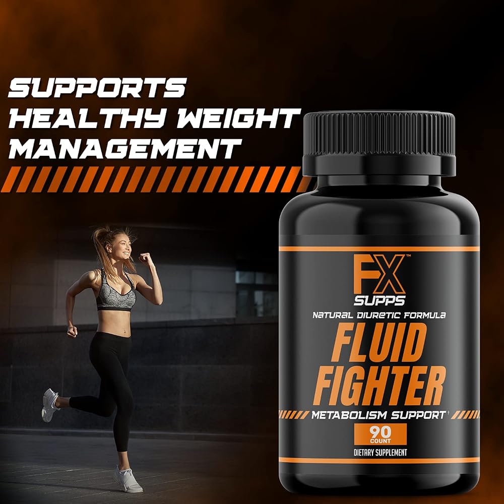 FXSUPPS Fluid Fighter Herbal Supplement with Potassium & B6 - 90 Capsules - image 5