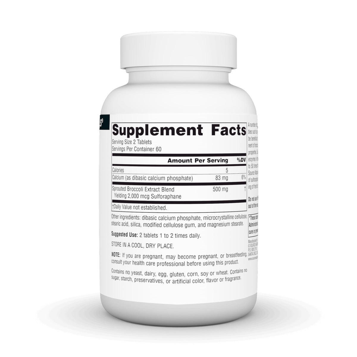 Source Naturals Broccoli Sprouts Extract 250 mg - 120 Tablets - image 3