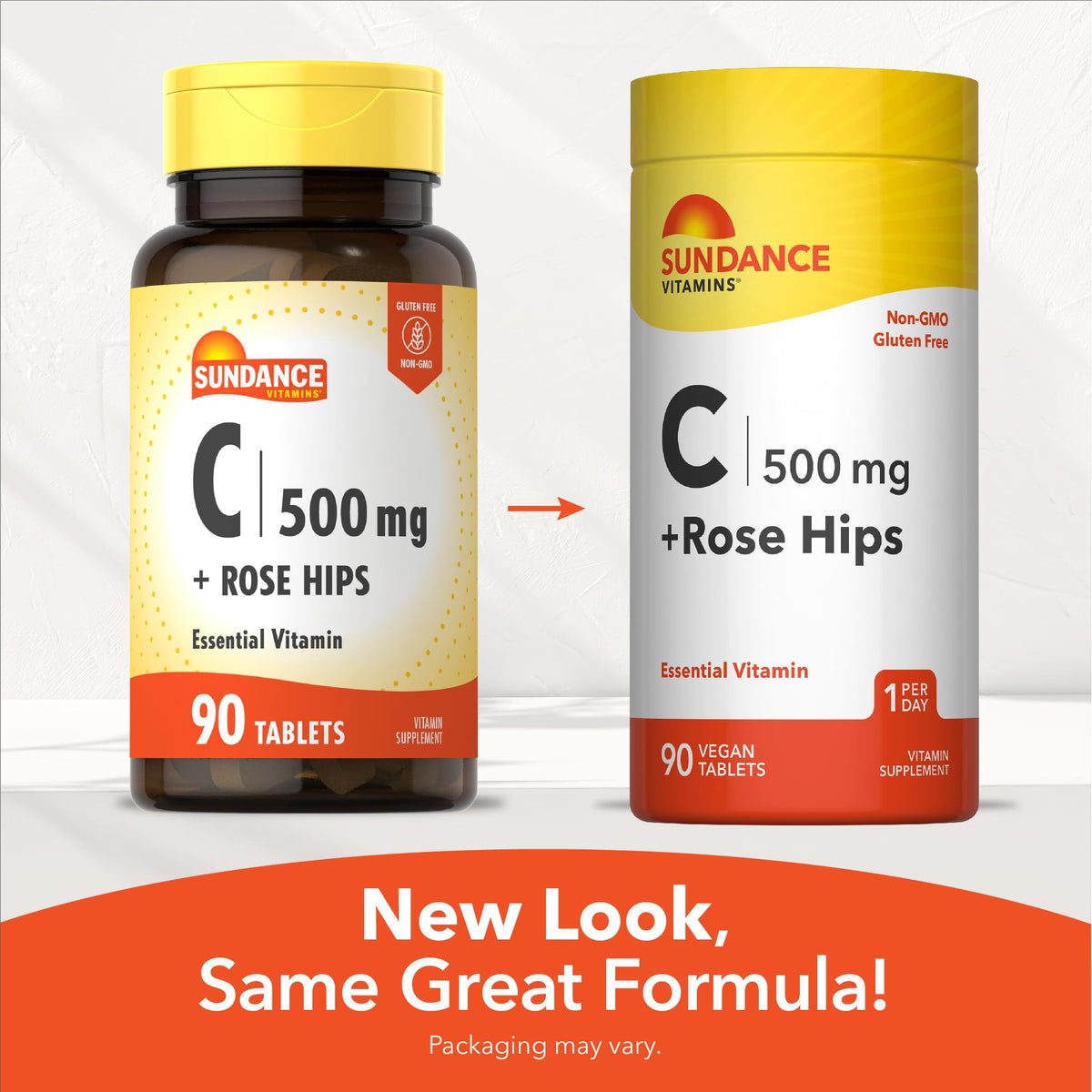 Sundance Vitamin C with Rose Hips 500mg - 90 Vegetarian Tablets - image 7