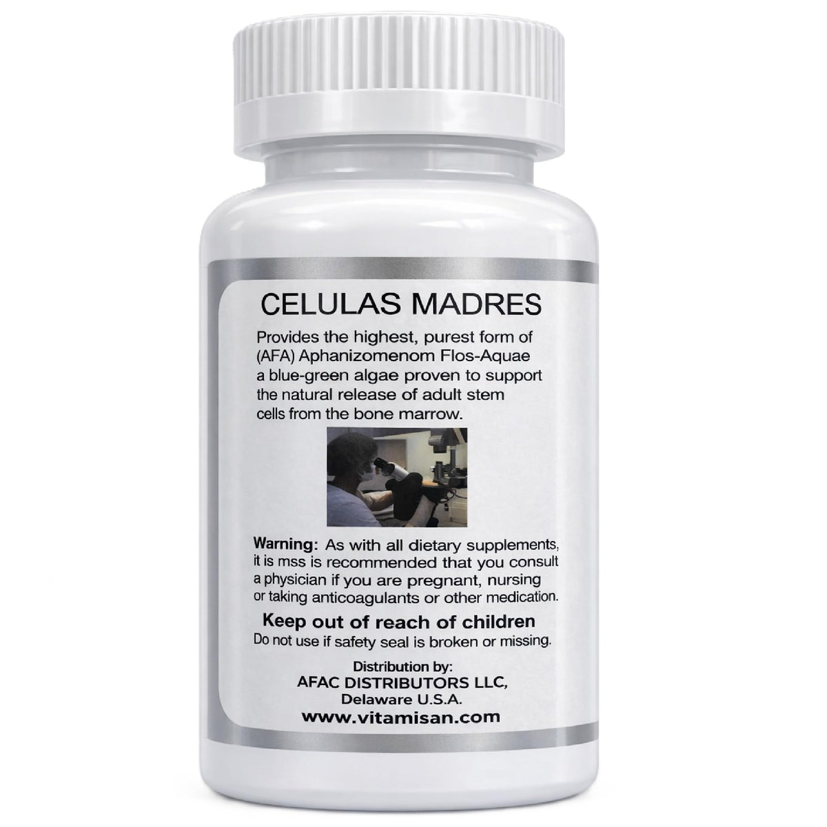 Vitamisan Celulas Madres Stem Cell Enhancer - 60 Capsules - image 2