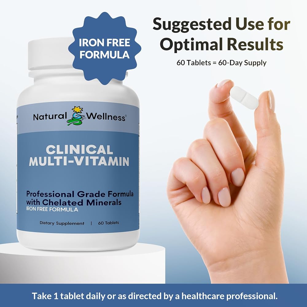 Natural Wellness One Daily Multivitamin Iron-Free - 60 Tablets - image 7