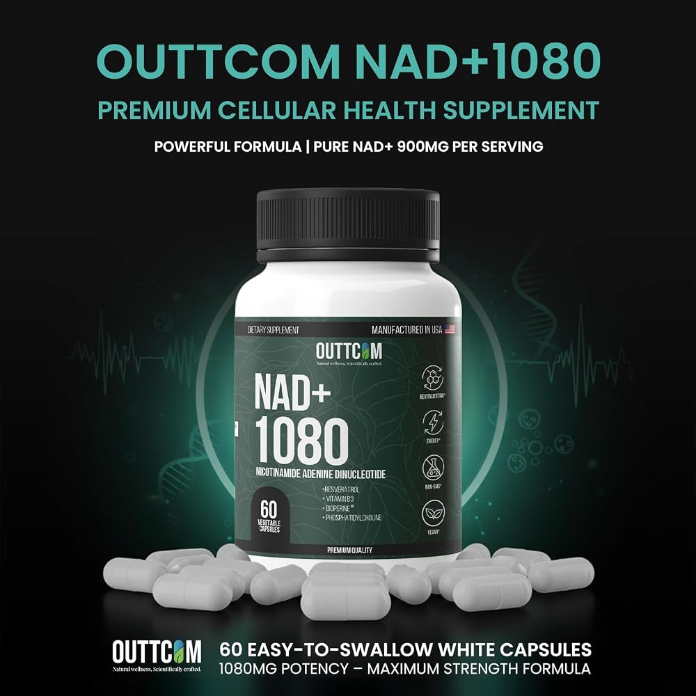 Outtcom Liposomal NAD+ Supplement 900mg