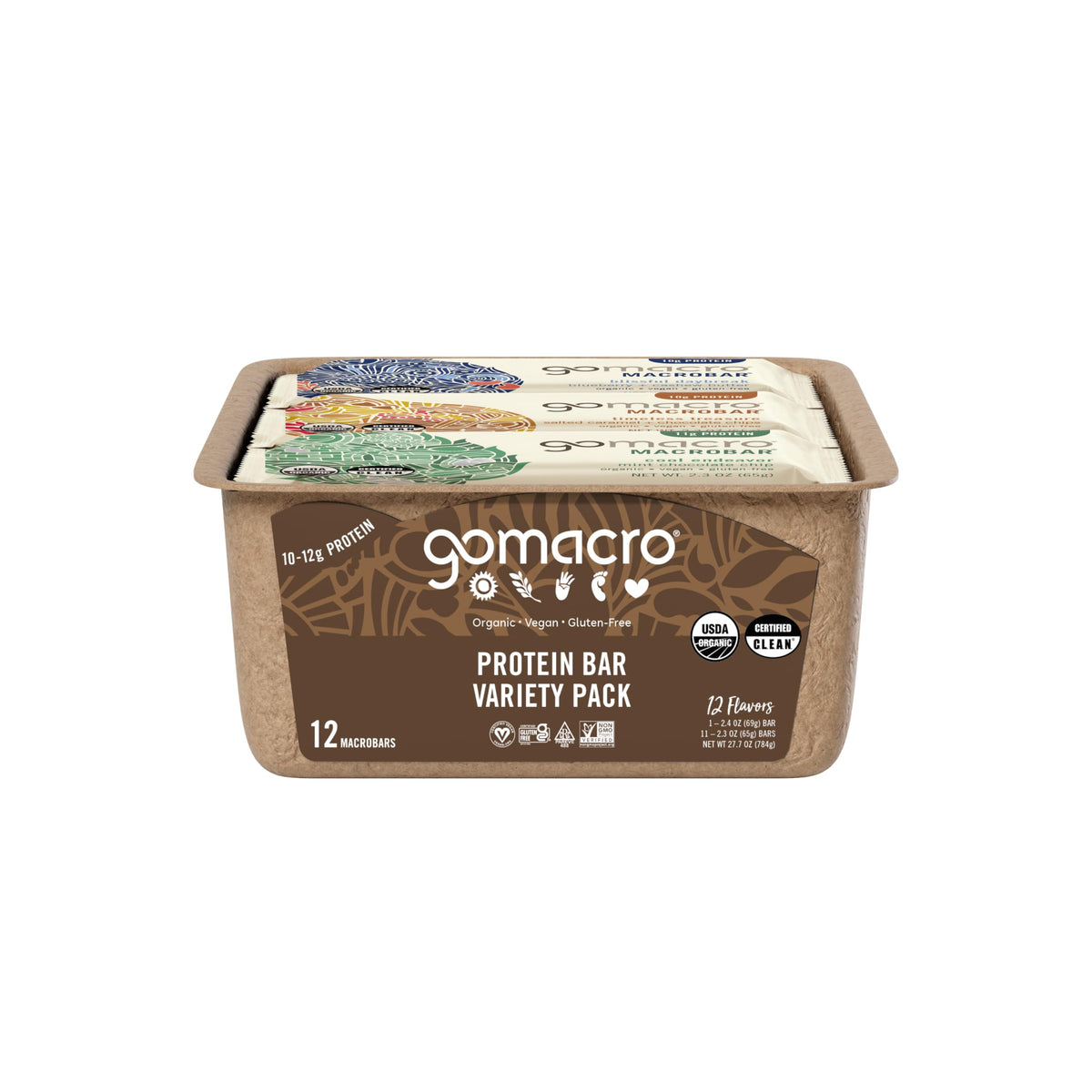 GoMacro MacroBar Organic Vegan Protein Bars