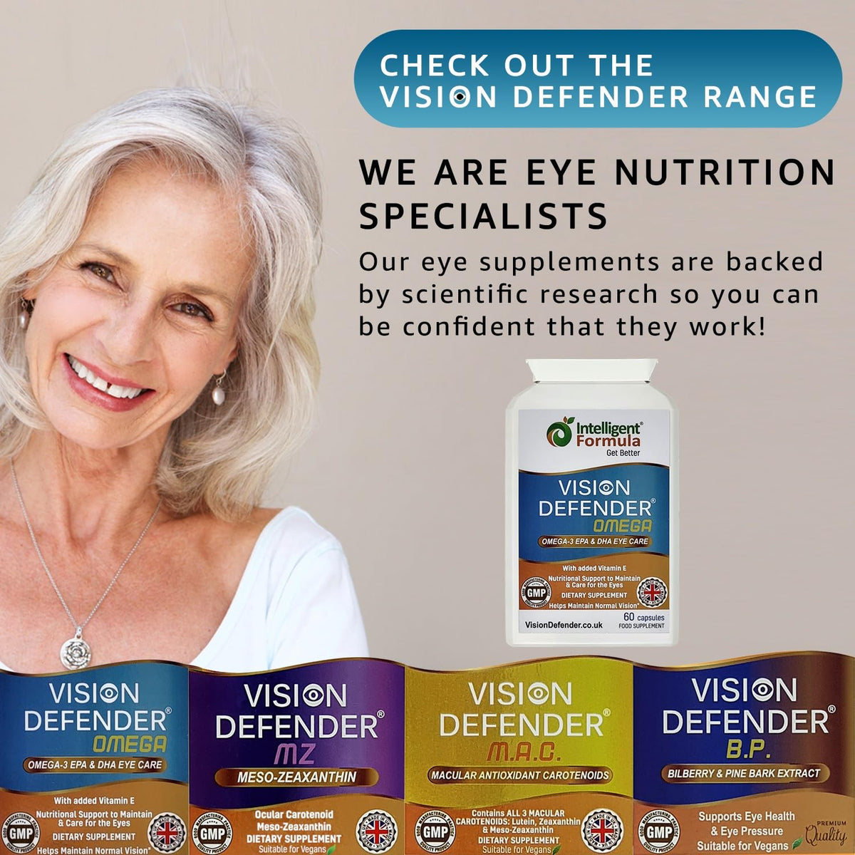 Intelligent Formula Vision Defender Omega-3 Fish Oil - 60 Softgels - image 8