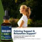 Nurbetoxa Kava Kava Root Extract Drops for Sleep Support - 2 Fl Oz - image 3