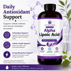 Life Solutions Liquid Alpha Lipoic Acid 50 mg Antioxidant Support - 16 fl oz - image 4
