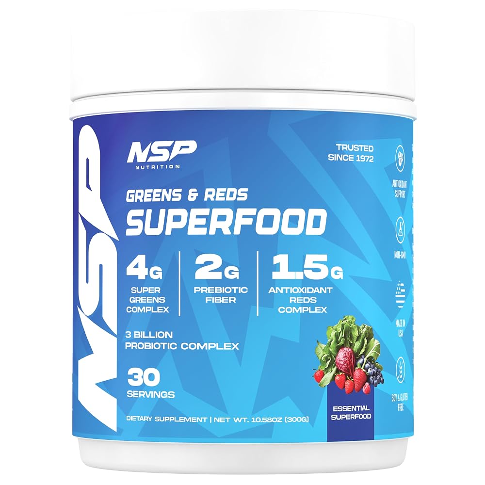 NSP Nutrition Greens & Reds Powder - 30 Servings