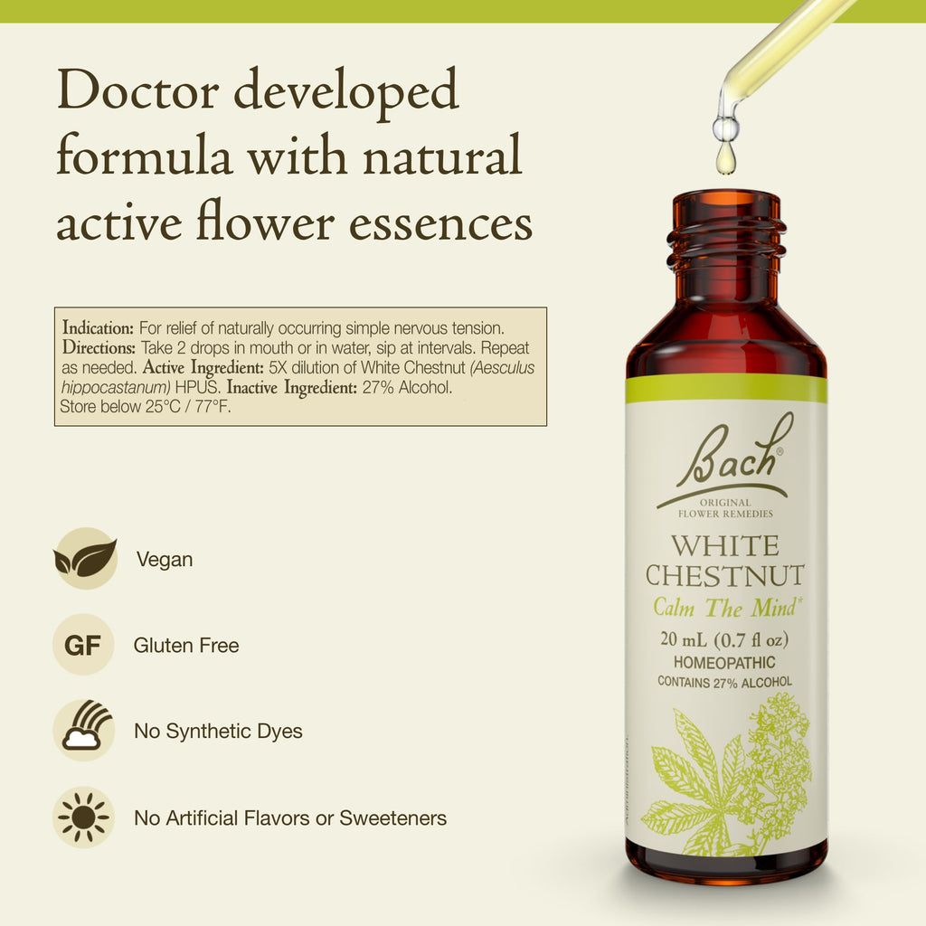 Bach Original Flower Remedies - Natural Homeopathic Flower Essence