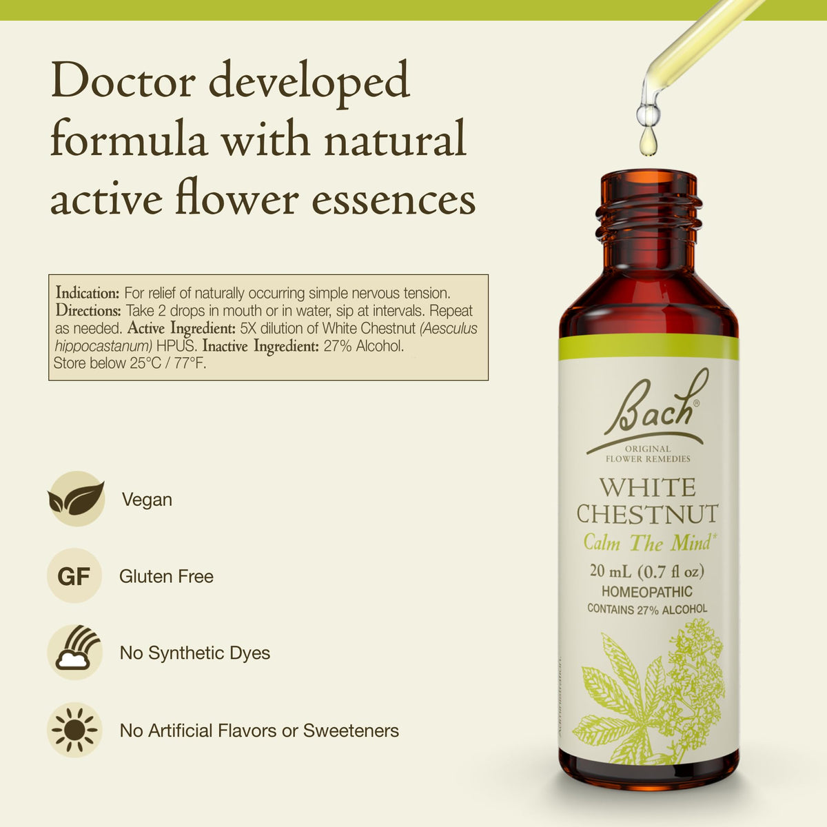 Bach Original Flower Remedies - Natural Homeopathic Flower Essence