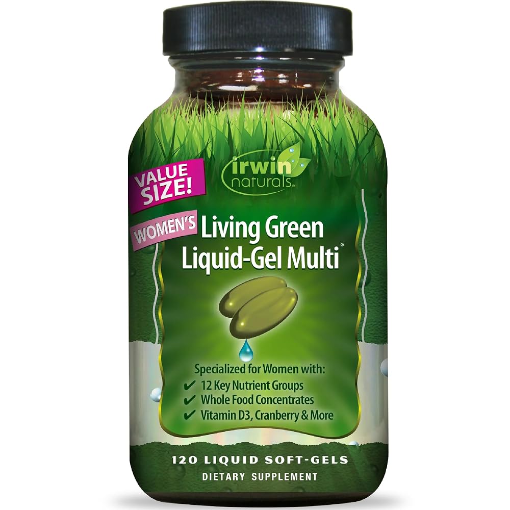 Irwin Naturals Women's Living Green Liquid-Gel Multivitamin - 120 Softgels