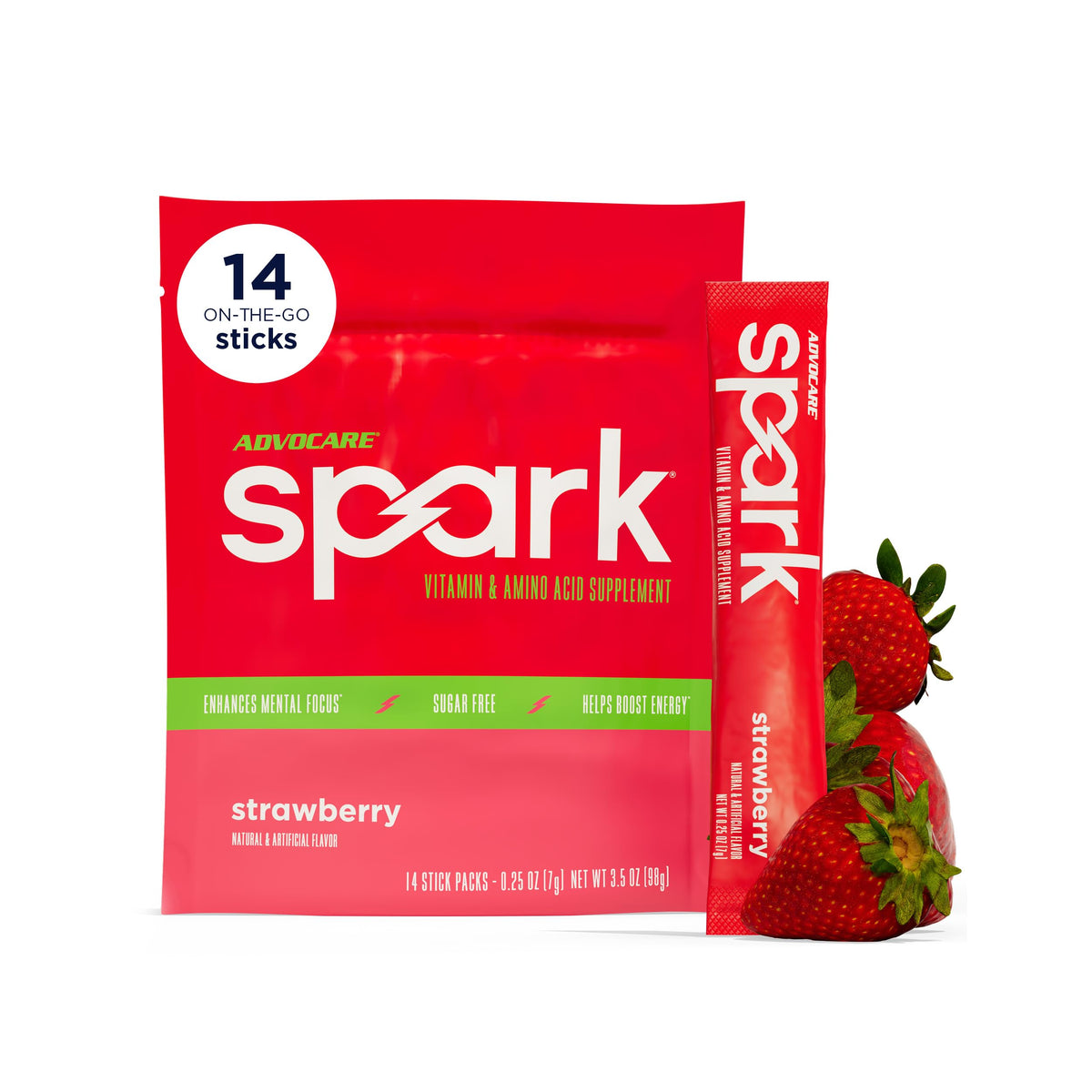 AdvoCare Spark Energy & Focus Drink Mix, Sunrise Grapefruit