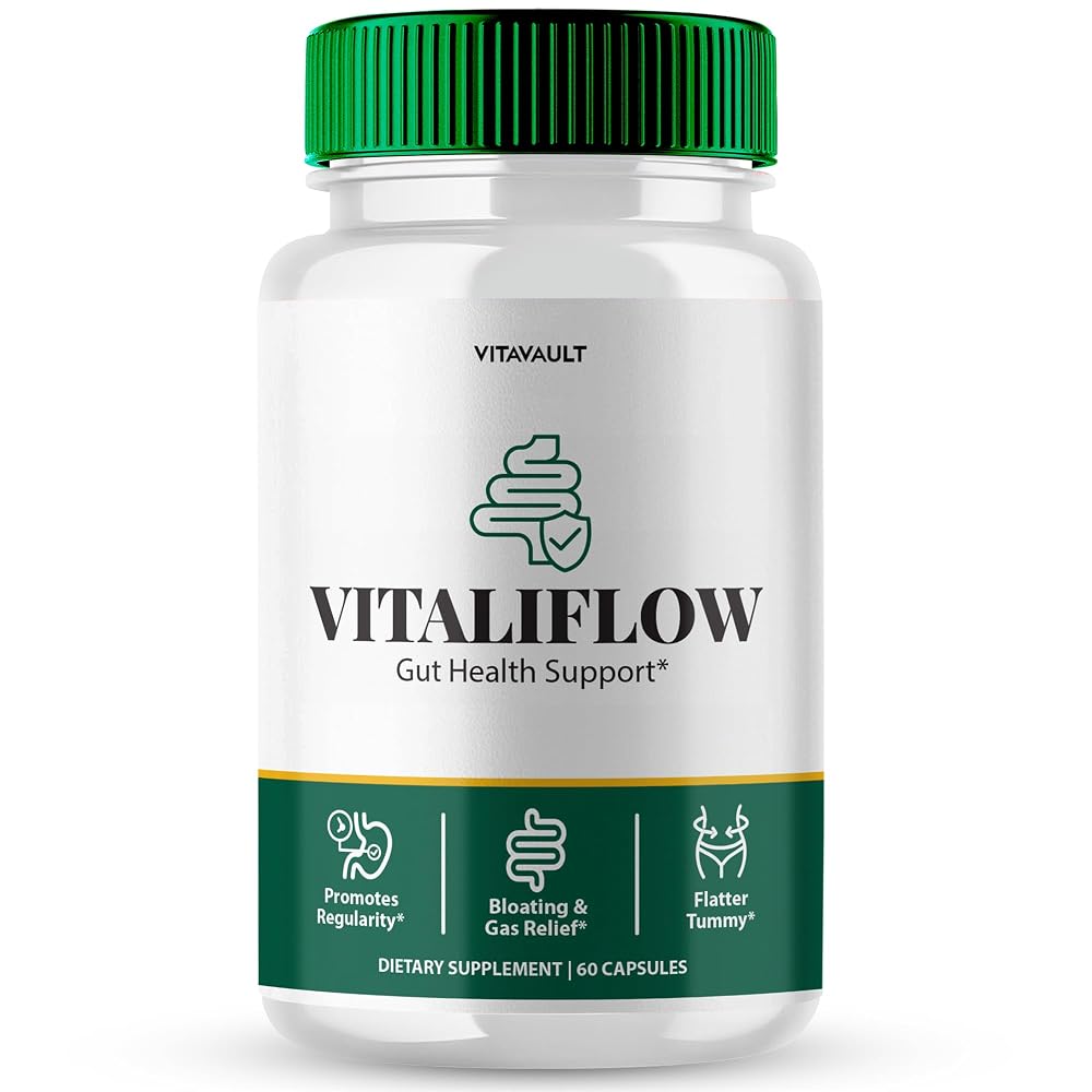 Vitavault Vitaliflow Gut Health Support Capsules - 60 Capsules