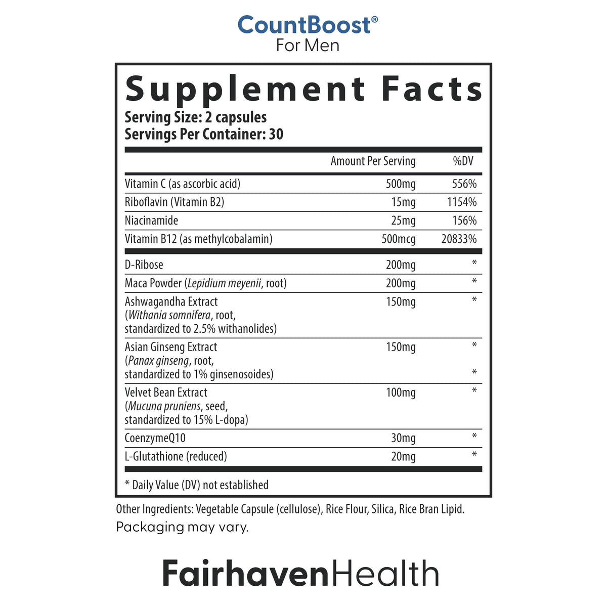 Fairhaven Health FertilAid Multivitamin Combo for Men - 90 Count - image 3