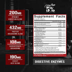 5% Nutrition Digestive Enzymes with Vitamin B Energy Complex - 60 Capsules - image 3