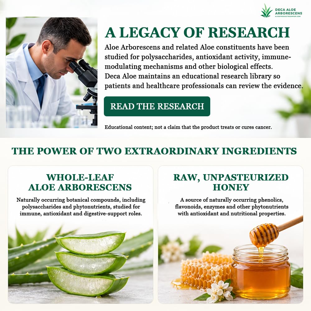 Deca Aloe Supreme Immune Health Formula Aloe Arborescens