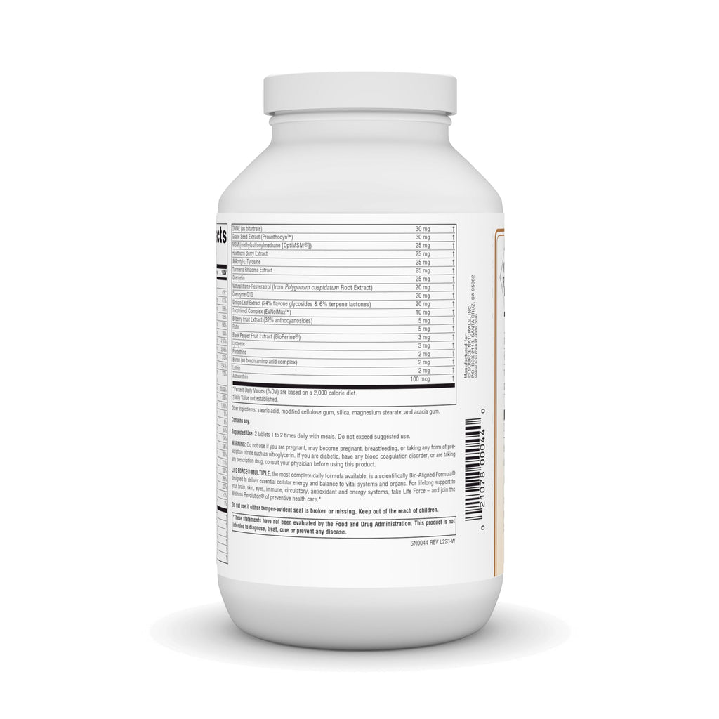 Source Naturals Life Force Multiple, No Iron Tablets