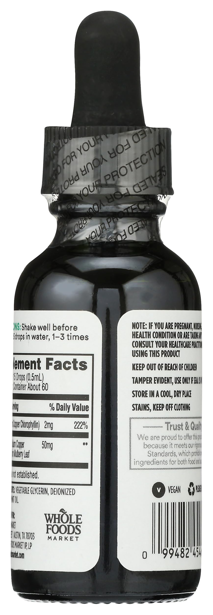 365 by Whole Foods Market Chlorophyll Liquid Concentrate Peppermint - 1 Fl Oz - image 3