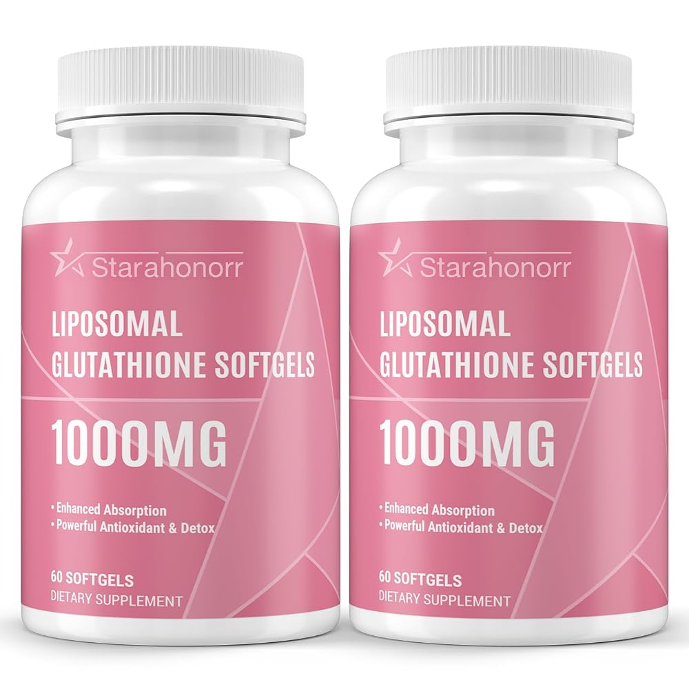 Starahonorr Liposomal Glutathione 1500mg Softgels - 120 Count