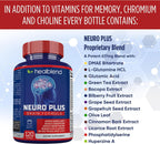 healblend Neuro Plus Brain & Focus Formula - Nootropic Brain Booster