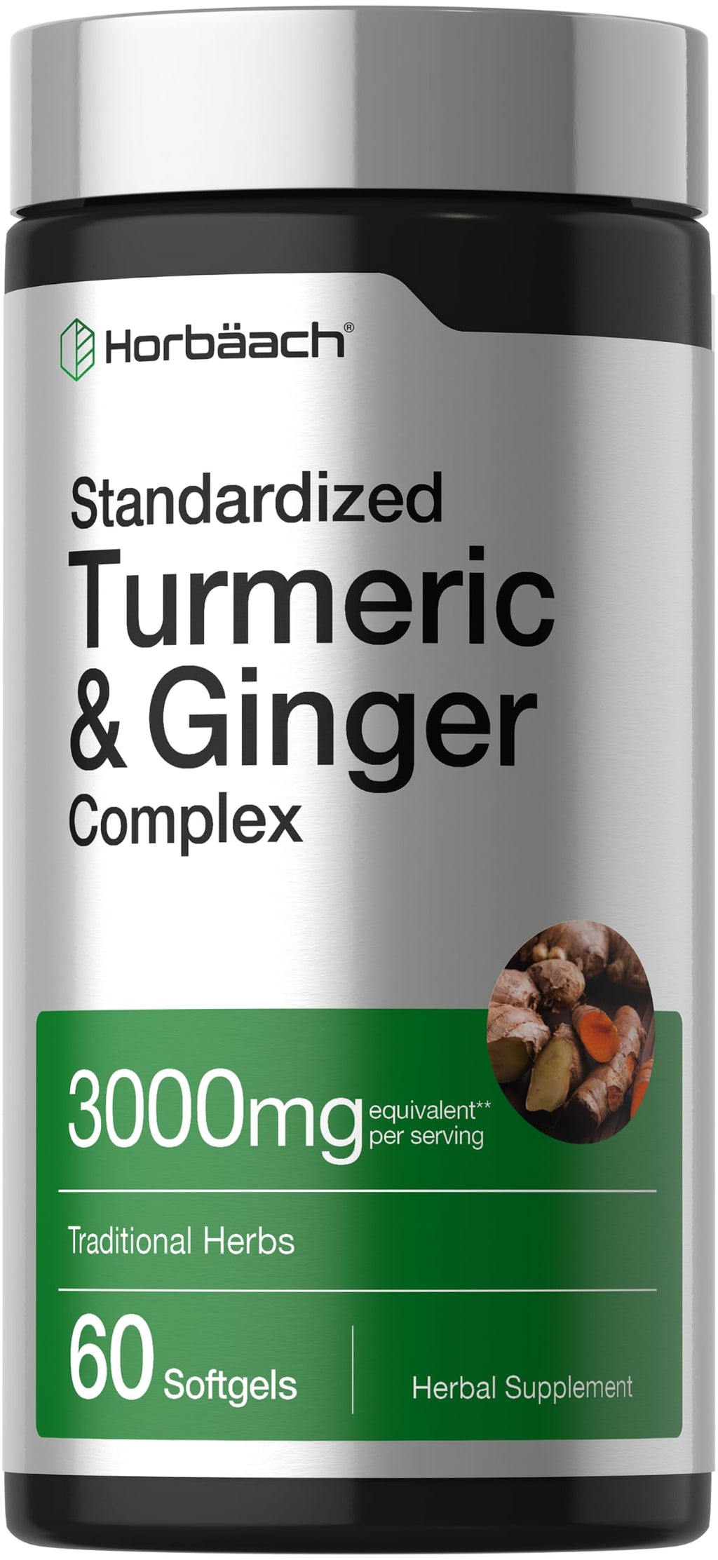Horbäach Turmeric and Ginger Supplement