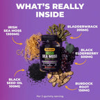 Sakoon Nutrition Irish Sea Moss Gummies with Elderberry - 60 Gummies - image 4