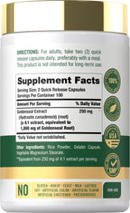 Carlyle Goldenseal Root Capsules - 200 Count - image 2