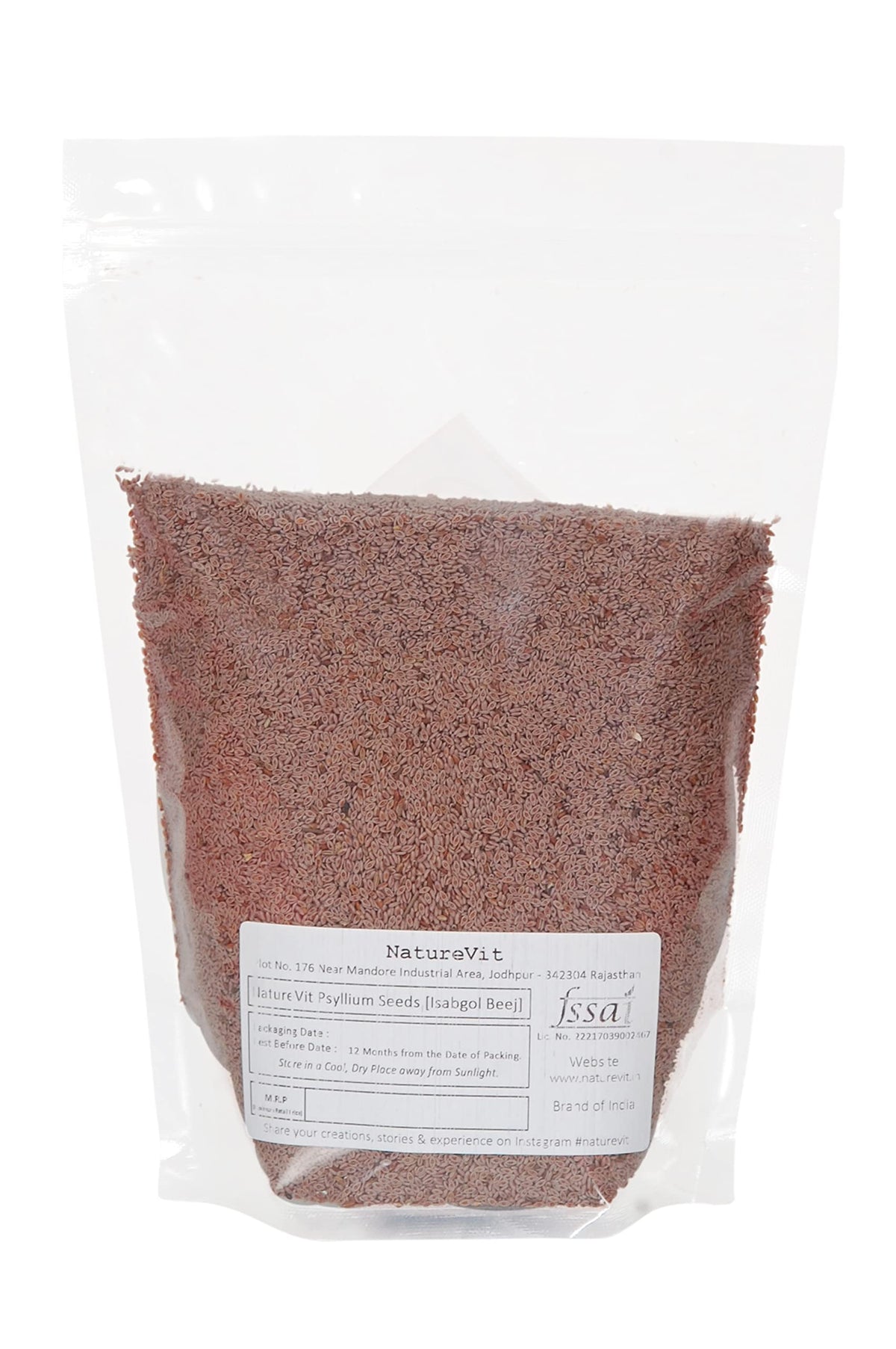Nature Vit Psyllium Seed - 400g - image 2