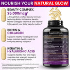 VITBOOST Biotin with Hyaluronic Acid, Collagen and Keratin