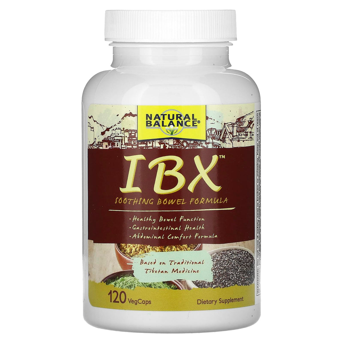 Natural Balance IBX Soothing Bowel Formula - 120 Vegetarian Capsules - image 3